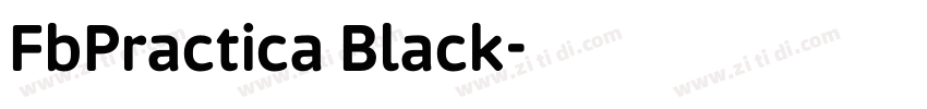 FbPractica Black字体转换